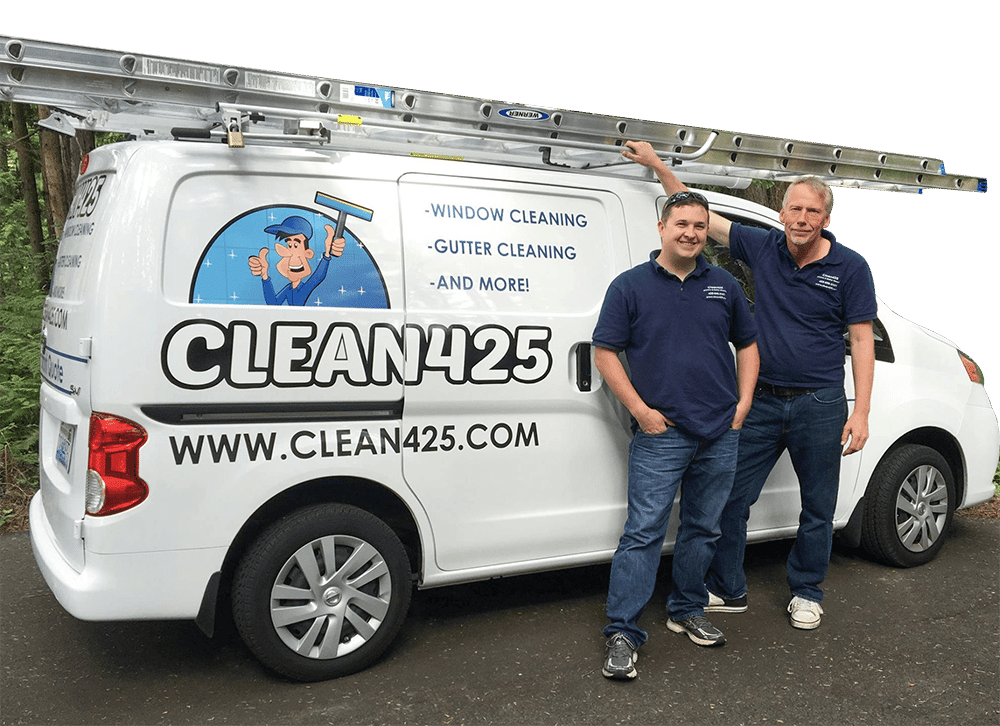 Clean425 commercial pressure washing service for a Kirkland WA business